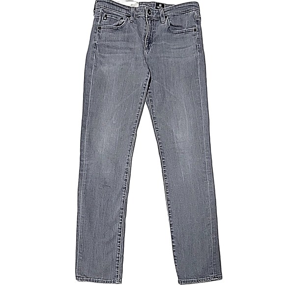 AG Adriano Goldshmied The Stevie Slim Straight Jeans Gray sz 29R - Picture 2 of 10